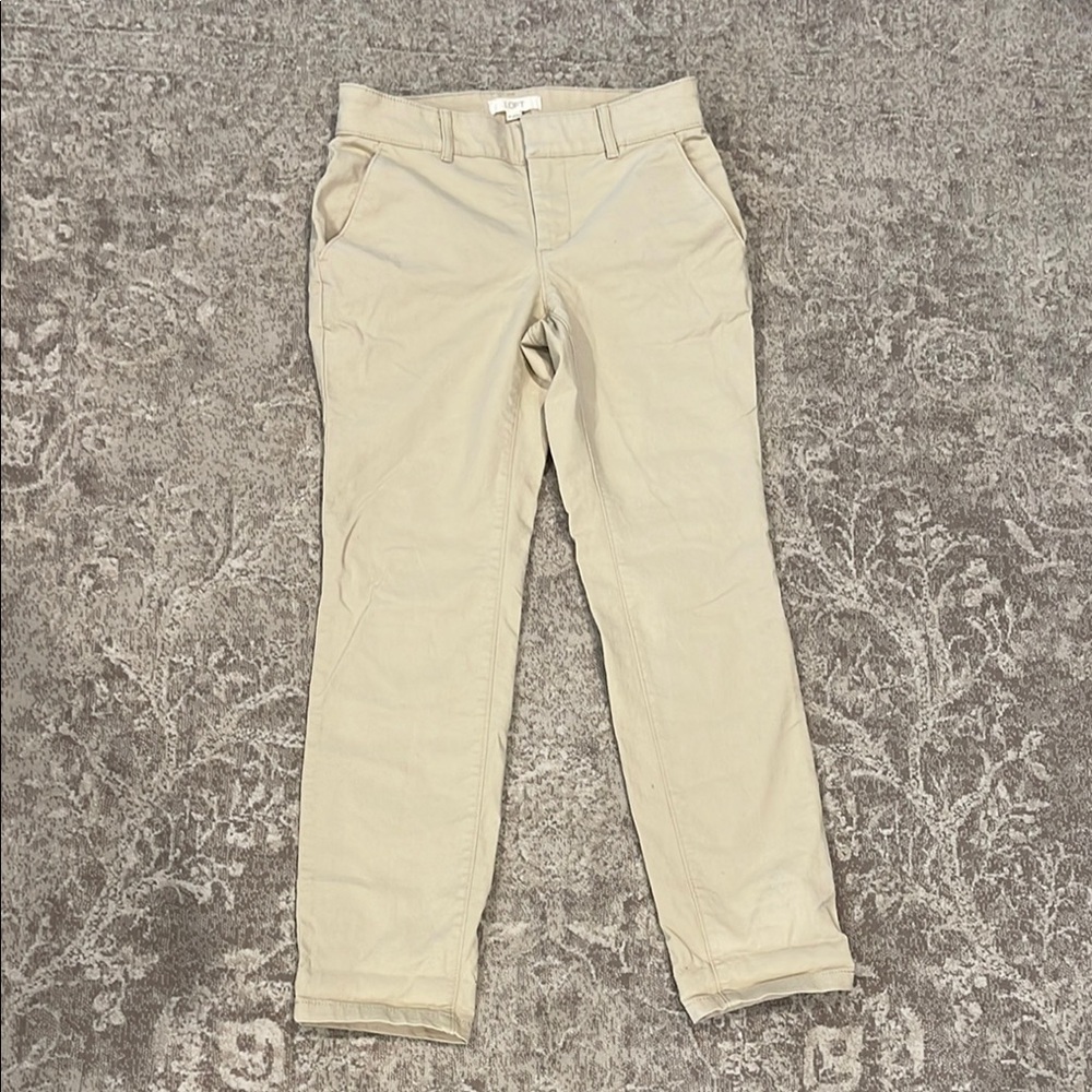 Beige Chino Pants